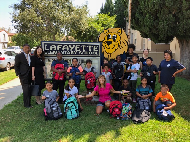 AUHS Foundation Hosts “Backing Our Future” Backpack Event