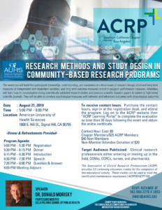 Morisky Medication Adherence Scale In Clinical Research Workshop