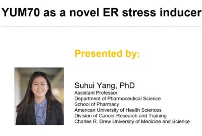Dr. Suhui Yang Presents at CDU’s Cancer Journal Club