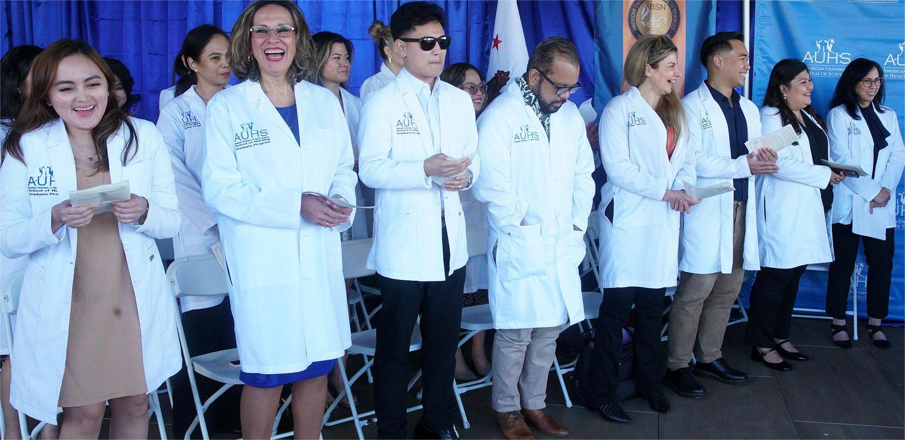 White Coat Ceremony for Nurse Practitioner Students 