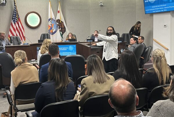 AUHS SOP EDUCATES SIGNAL HILL CITY COUNCIL-The Opioid Epidemic and Naloxone