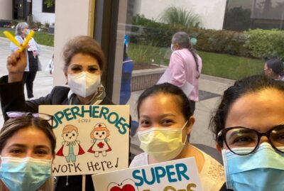 AUHS Staff & Students Donate to Emanate Health Inter-Community Hospital